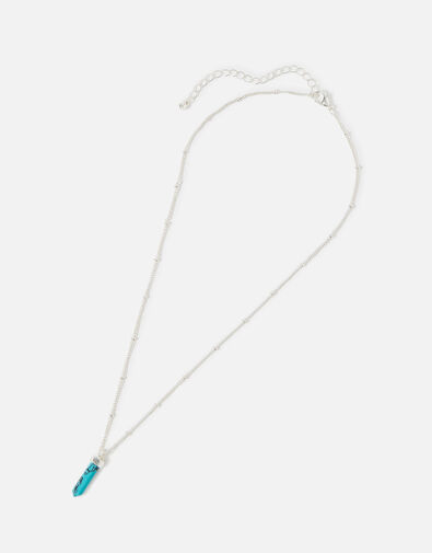 Super Classics Turquoise Stone Pendant Necklace, , large