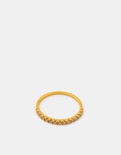 14ct Gold-Plated Eternity Band Ring, Gold (GOLD), large
