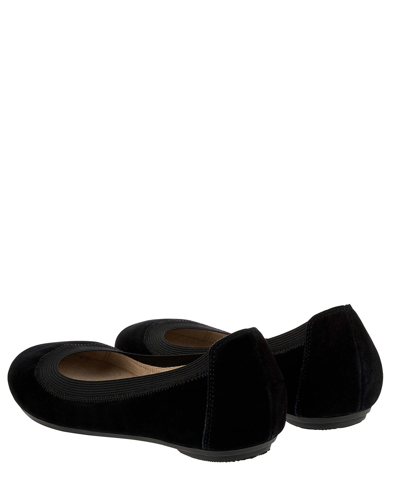 Elasticated 2025 ballerina pumps