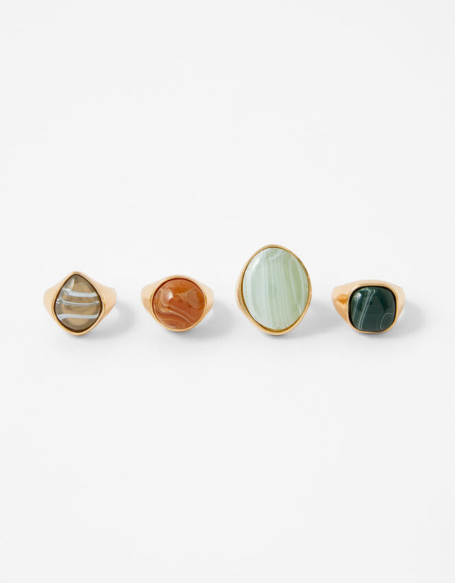 Stone Ring Set, Multi (DARKS-MULTI), large
