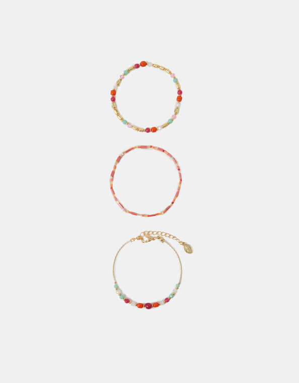 3-Pack Beaded Bracelets, , large