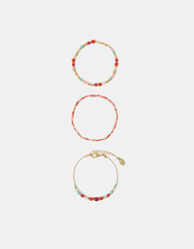 3-Pack Beaded Bracelets, , large