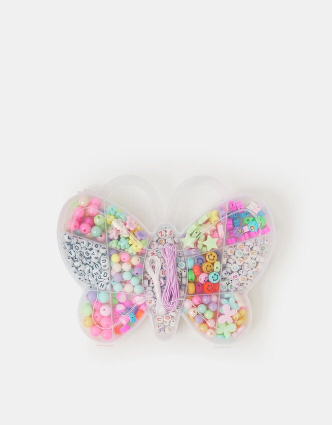 Butterfly Make Your Own Beaded Jewellery Set, , large