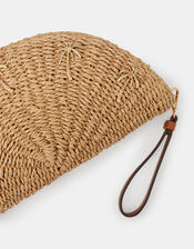 Palm Crescent Clutch Bag, , large