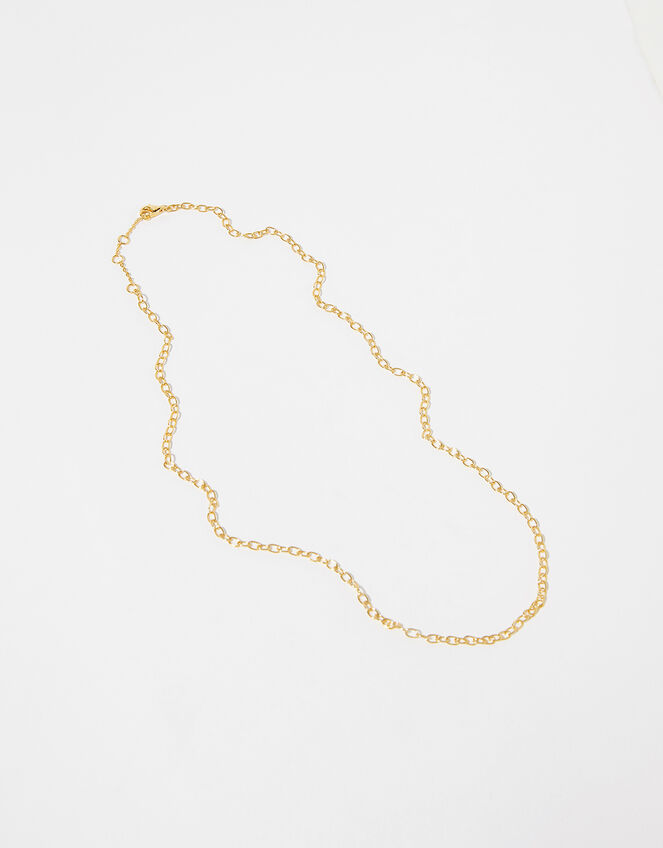 Gold Vermeil Paperclip Chain Necklace, , large