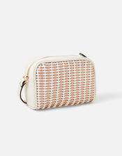Woven Cross-Body Bag, , large