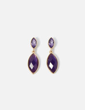 Marquise Statement Stone Drop Earrings, , large