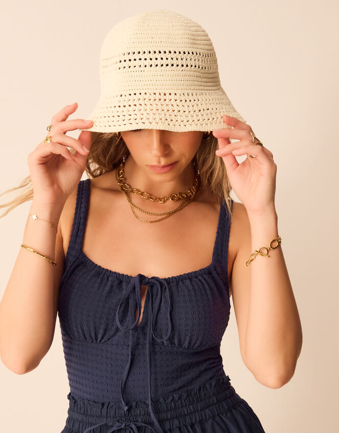 Crochet Bucket Hat, , large