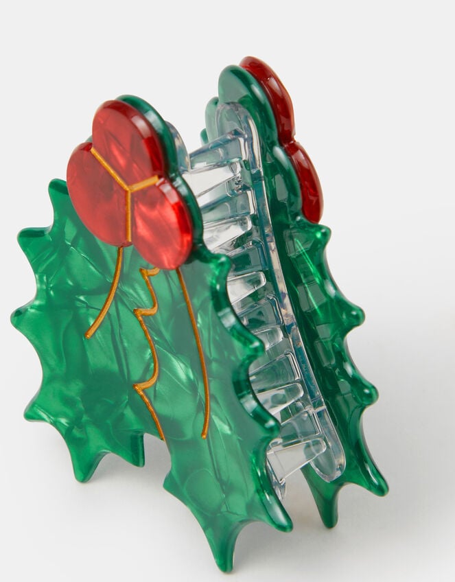 Christmas Holly Claw Clip, , large