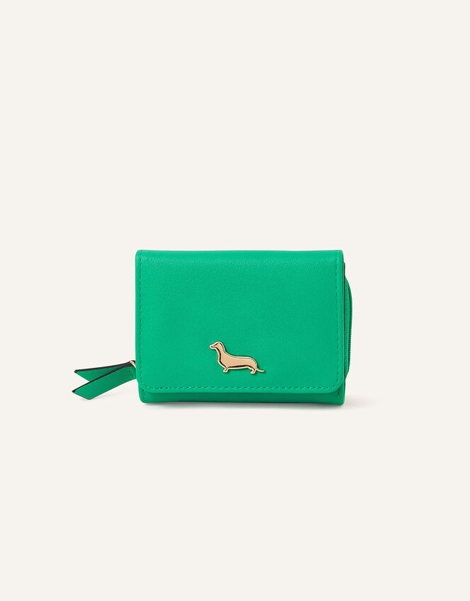 Sausage Dog Purse, Green (GREEN), large