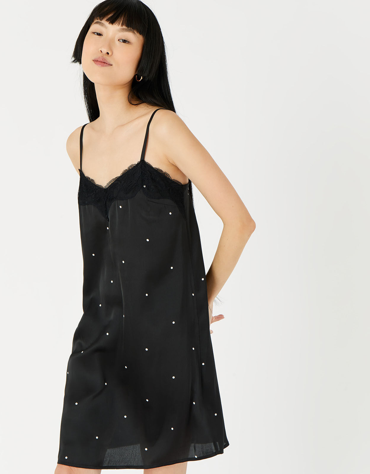 Spot slip sale dress