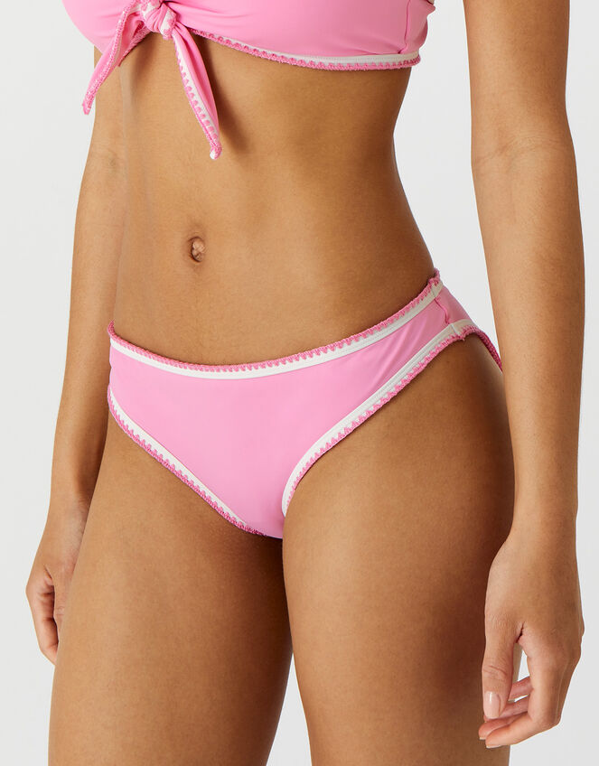 Stitch Detail Bunny Tie Bikini Bottoms, Multi (BRIGHTS-MULTI), large