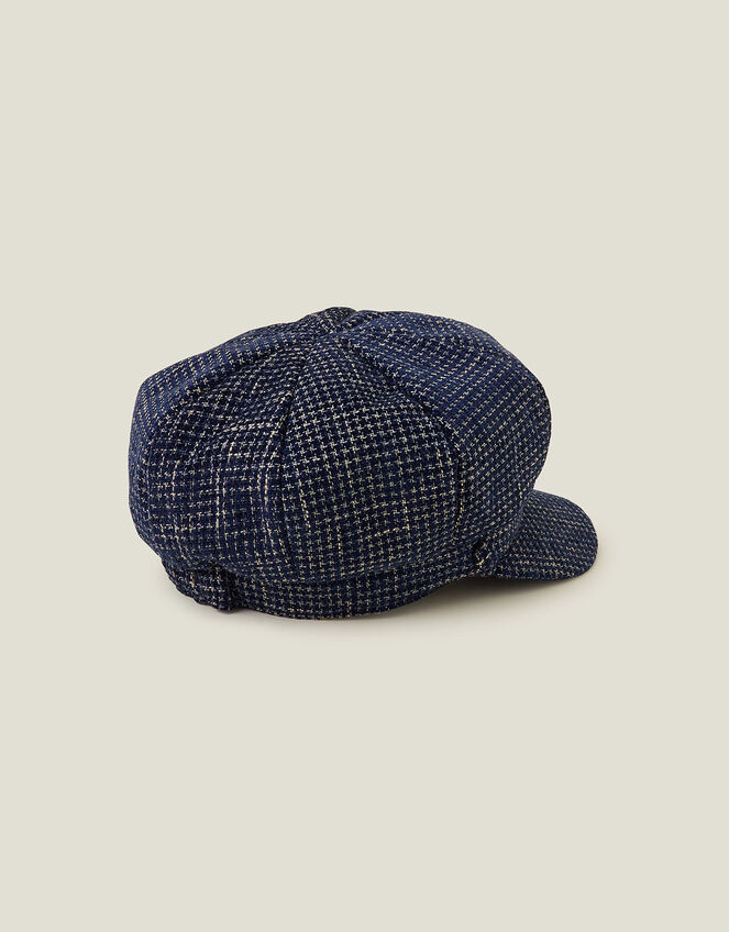 Tweed Baker Boy Hat, , large