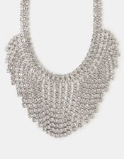 Statement Diamanté Collar Necklace, , large