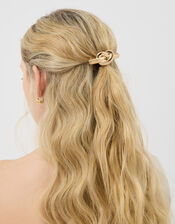 Knot Barrette Hair Clip, , large