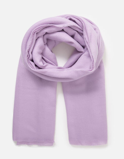 New Wells Blanket Scarf, Purple (LILAC), large