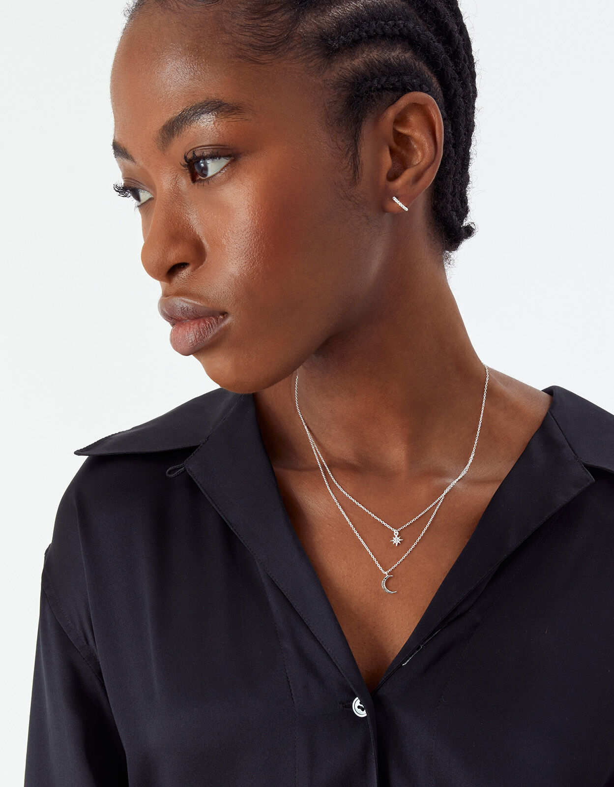 Layered store necklace accessorize
