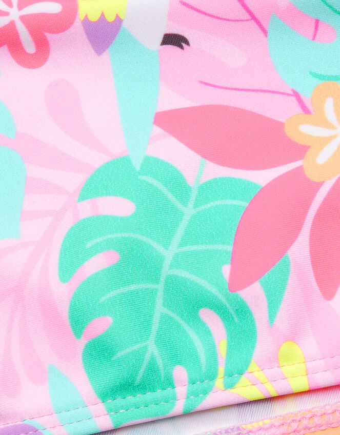 Girls Tropical Print Bikini, Multi (BRIGHTS-MULTI), large