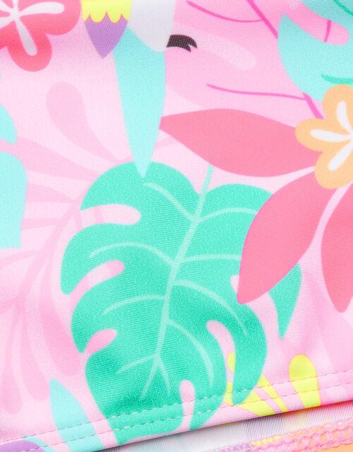 Girls Tropical Print Bikini, Multi (BRIGHTS-MULTI), large