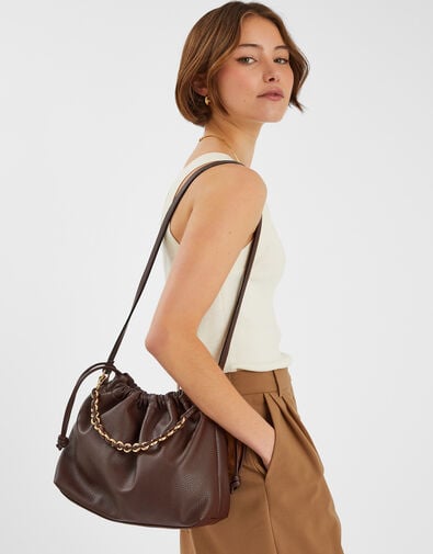 Drawstring Shoulder Bag, , large