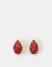 Resin Curve Drop Earrings, , large