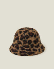 Fluffy Bucket Hat, Leopard (LEOPARD), large