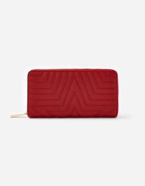 Star Quilted Purse Red, Red (RED), large