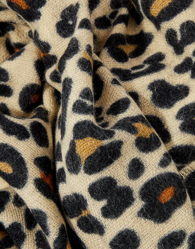 Leopard Print Blanket Scarf Blanket scarves Accessorize UK