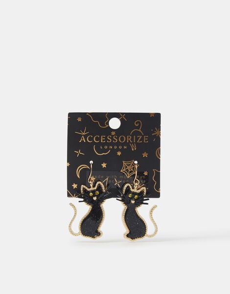 Cat Drop Earrings , , large