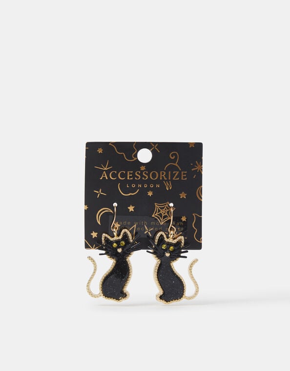 Cat Drop Earrings , , large