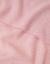 Plain Super-Soft Blanket Scarf Pink, , large