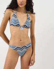 Zig Zag Crochet Bikini Bottoms, Multi (MULTI), large