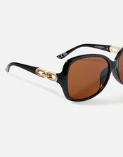 Etta Chain Detail Sunglasses, , large