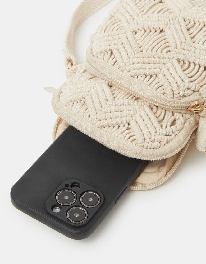 Macrame Phone Bag, , large