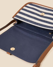 Stripe Cross-Body Bag, , large