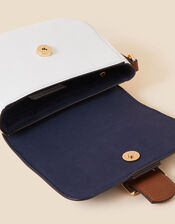 Colour Block Cross-Body Bag, , large