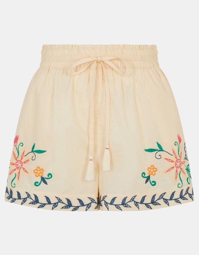 Floral Embroidered Shorts, Multi (BRIGHTS MULTI), large