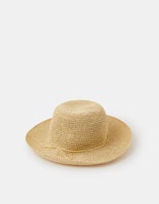Straw Bucket Hat Natural, , large