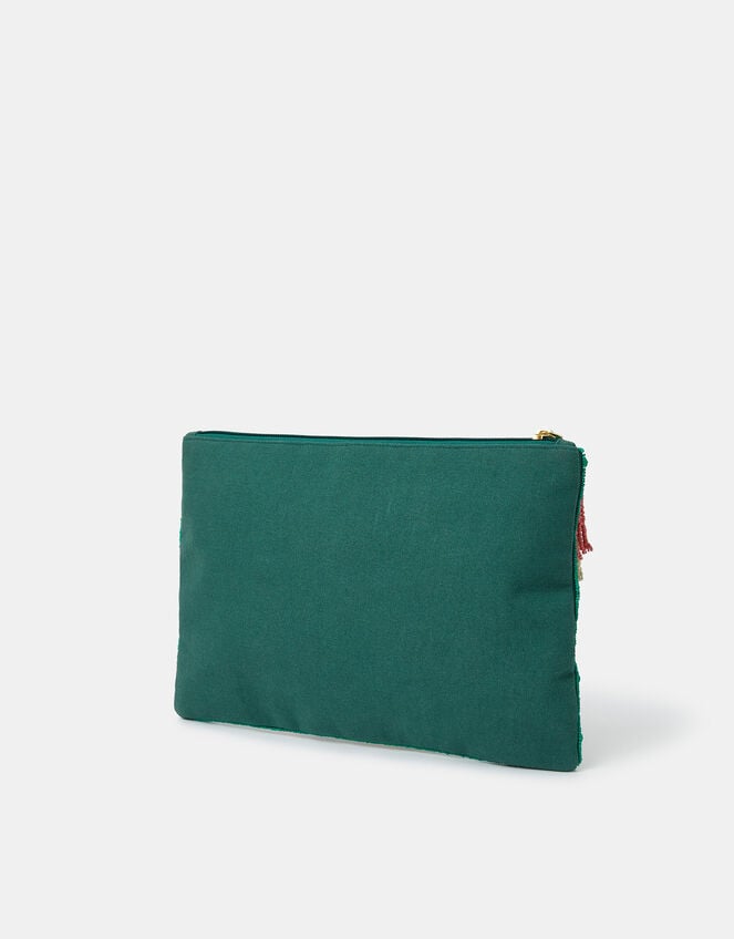 Toucan Embellished Clutch Bag, , large