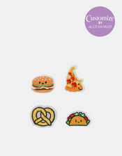 4-Pack Fast Food Embroidered Iron-On Patches, , large