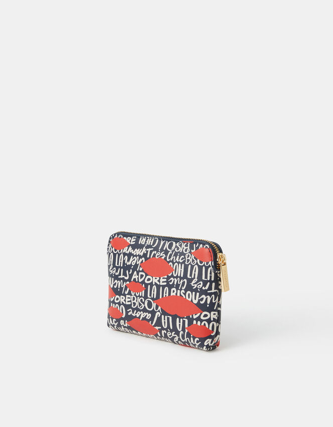 Bisou Print Coin Purse, , large