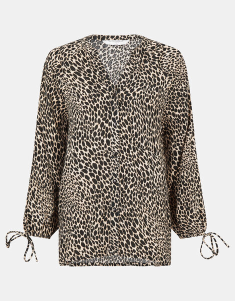 Leopard Print Shirt , Leopard (LEOPARD), large