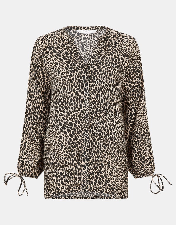 Leopard Print Shirt , Leopard (LEOPARD), large