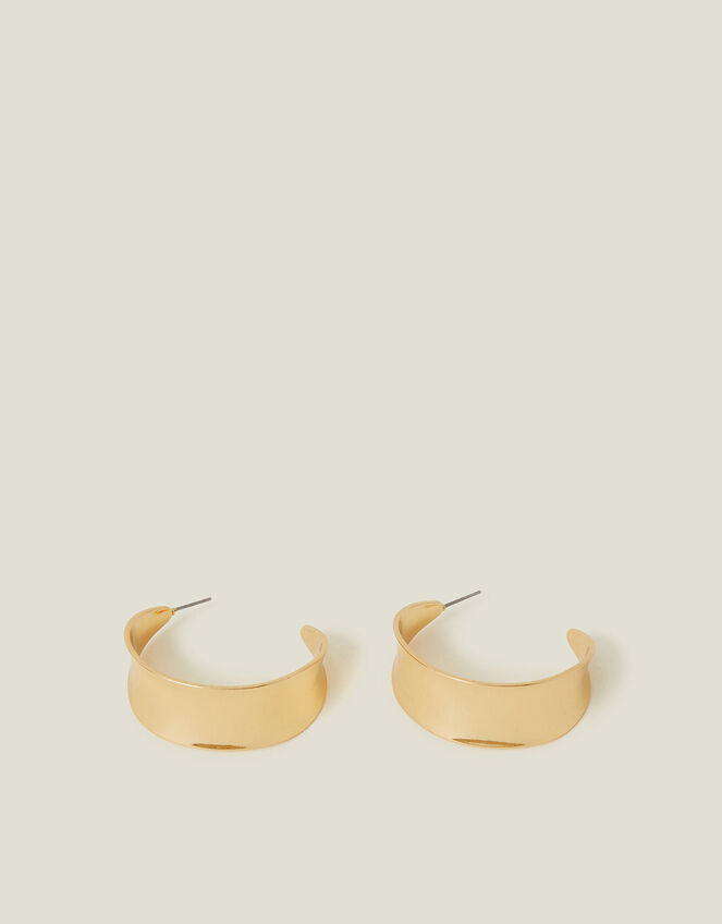 Wide Hoop Earrings , , large