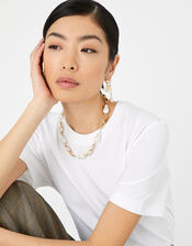 Baroque Pearl Collar Necklace , , large