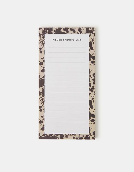 Cow Print To Do List Pad, , large