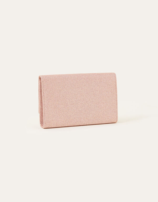 Metallic Box Clutch Bag, , large