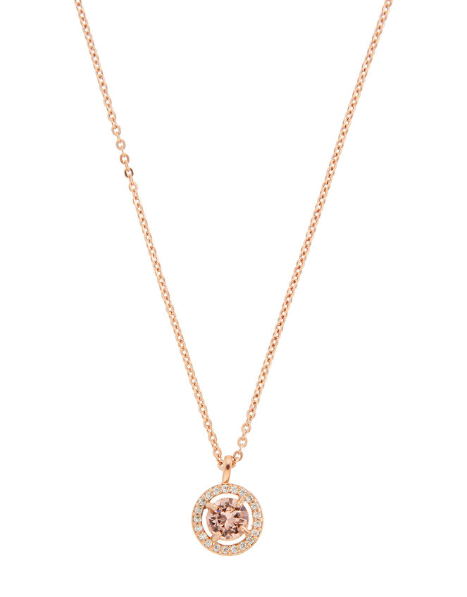 Halo Necklace with Swarovski® Crystals, , large