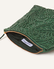 Large Beaded Pouch, , large