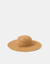 Sparkle Floppy Straw Hat, , large